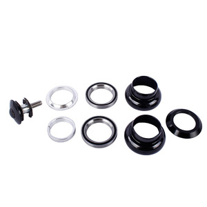 Cabezal de aleación de aluminio sin rosca de 25.4*30mm con doble rodamiento para bicicleta de carretera - Product Image 2