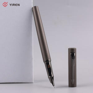 YIREN Wholesale Colorful Matte Personalized Metal Fountain <strong>Pens</strong> With Custom Logo Printed - Product Image 4