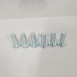 Remaches sólidos de cabeza plana galvanizada de acero <span class=keywords><strong>para</strong></span> forros de freno <span class=keywords><strong>y</strong></span> embrague - Product Image 3