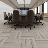 Moderne Jacquard-Teppichfliesen aus Nylon, gepolstert, 50x50 rechteckig, für Hotel, Wohnzimmer, Büro, Boden