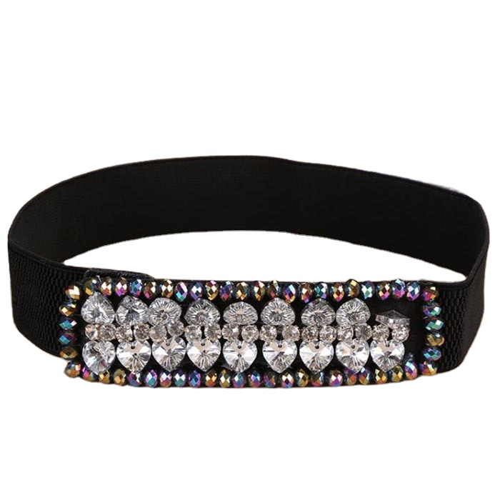 Женский Цветочный Пояс со стразами и эластичным поясом