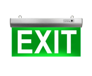 LED darurat dalam ruangan tanda keluar IP20 menggantung/langit-langit memasang arah pencahayaan tidak dikelola operasi untuk penggunaan bangunan - Product Image 6