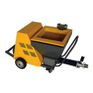 Pulverizador de Pintura de Piedra Real Motorizado Wallgoe JP20, Máquina de Pulverización de Masilla y Mortero, Tolva de 40L, 220V/380V, Presión de 20 bar, Tamaño Pequeño - Product Image 1
