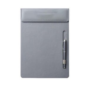 Leather <b>File</b> <b>Folder</b> With Pen Holder Magnetic Closure Business Gift Customizable Logo PT-BJ24001 - Product Image 1