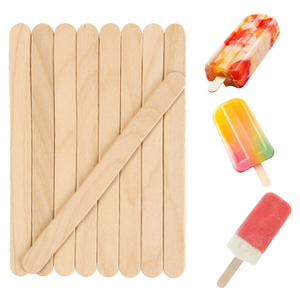 Palitos de polo de hielo de bambú de 114*10*2 al por mayor, herramienta de helado de madera sostenible con logotipo personalizado - Product Image 2