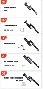 Pistolet à clous à gaz manuel industriel KHC, alimenté par batterie, capacité de 30 clous, rouge, en acier inoxydable, application pour meubles, garantie 1 an, KHC - Product Image 6