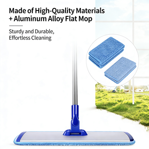 Artículos <span class=keywords><strong>para</strong></span> el Hogar Eficientes, Mopa Plana <span class=keywords><strong>de</strong></span> Microfibra y Aleación <span class=keywords><strong>de</strong></span> Aluminio, Incluye 4 Almohadillas <span class=keywords><strong>de</strong></span> Repuesto, Envío en 48 Horas, Mopa <span class=keywords><strong>para</strong></span> <span class=keywords><strong>Limpieza</strong></span> <span class=keywords><strong>de</strong></span> Pisos - Product Image 2