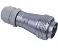 PC28F-2A PC-Rohrkabel-Typ Rückwärts Installierter Stecker 28mm 250V Metall Runder Luftfahrt-Steckverbinder Wasserdicht 2-26 PIN