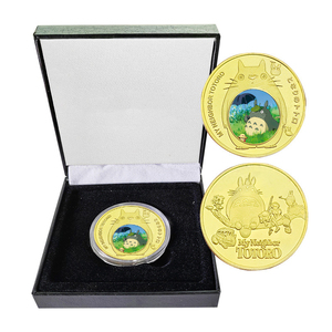 Venta al por mayor de dibujos animados de Japón Anime Comic MY NEIGHBOUR TOTORO Colección 24K Moneda chapada en oro - Product Image 6