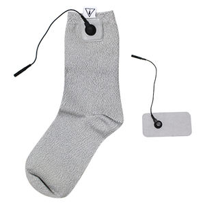 Kaos Kaki Pijat Konduktif untuk Mesin Terapi TENS/EMS, <span class=keywords><strong>Stimulator</strong></span> Otot, Dijual Murah - Product Image 5