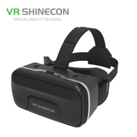 VR SHINECON Amovible Radiative VR Nouvelle mise à niveau Convient 4.7-6.8 pouces Smartphone HD 3D Films VR Lunettes