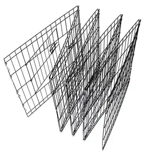 12 Ft. 2X4 Draad Gevulde Poort, 61 Lb., Grijsdraad Gevulde Poort Houdt Paarden En Klein Vee Veilig Binnen