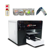 2025 Hot Sell Kleiner UV-Drucker Holz Metall Acryl PVC-Stift Golfball drucker A3 Größe UV-Drucker für kleine Unternehmen