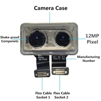 Pièce de rechange Caméra arrière pour iPhone X XS Max XR 11 Pro 12 Mini 13 Pro 14 Plus Flex Cable Connector