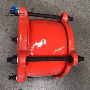 Juntas Flexibles Gibault de Amplio Rango de 9.1 Pulgadas de Hierro Dúctil DI de Singapur, Acoplamiento Universal con Pintura para Tuberías de PVC - Product Image 2