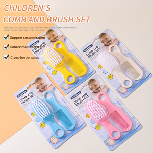 Set de Cuidado para Bebés al por Mayor de Fábrica: Peine y Cepillo de PP con Cerdas Suaves para Eliminación de Micosis Fetal y Cepillo Limpiador para Champú - Product Image 6