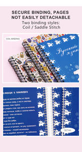 Cuaderno Espiral B5 Personalizado al por Mayor <span class=keywords><strong>de</strong></span> Fábrica, 60 Hojas, Diseño <span class=keywords><strong>de</strong></span> Muñeca Rusa Matrioshka, Organizador, Agenda, para Estudiantes y Escritura Escolar - Product Image 4