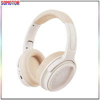 Casque Bluetooth 2-en-1 avec haut-parleur et micro, casque de jeu sans fil, casque stéréo, basses profondes, longue autonomie, ajustement confortable