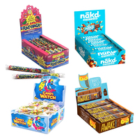 Boîtes de présentation en carton écologiques personnalisées, prêtes à l'emploi, pour aliments, bonbons, chocolat, fromage, barres énergétiques - Montage facile