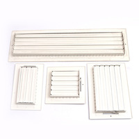 Grille d'aération en fer de haute qualité avec lames réglables 8*4 6*6 10*6 10*6 18*6 24*6 Sortie d'air CVC