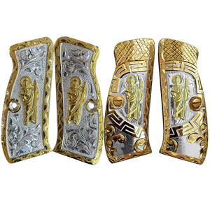 Empuñaduras de Metal para CZ75 <span class=keywords><strong>Shadow</strong></span> 2, Grabado Láser en Oro, Plata, Resina, Perla, CZ75 - Product Image 4