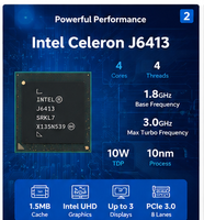 Pour processeur embarqué Intel Celeron J6413 DC8070304190822 SRKL7, 4 cœurs, 1,8 GHz jusqu'à 3,0 GHz, FC-BGA1493 Tray