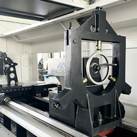 Tour à métaux CNC pour le filetage de tuyaux, équipé d'un mandrin à 4 mors, modèle QK1325 multi-modèles en option
