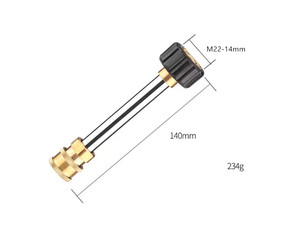 Barra di prolunga per <span class=keywords><strong>idropulitrice</strong></span> ad alta pressione a 1/4 connettore rapido per adattatore per <span class=keywords><strong>accessori</strong></span> per la pulizia kancher <span class=keywords><strong>lavor</strong></span> nilfisk - Product Image 3