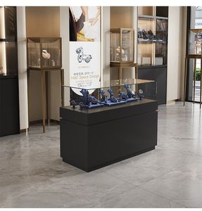 Vitrine de présentation de bijoux en verre avec éclairage LED pour magasin de vente de bijoux - Product Image 4