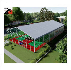 Marco de aluminio de fácil instalación, cubierta de campo de tenis de pádel, tienda de techo, cancha de baloncesto, construcción de cancha de fútbol sala - Product Image 1