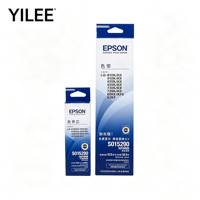 Ruban longue durée S015290 pour imprimantes matricielles à jet d'encre Epson LQ630K, K615K, 635K, 730K, 80KF, LQ735K – Offre un impression claire et foncée