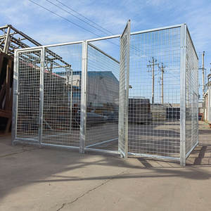 คอกสุนัขขนาดใหญ่5x10x6ฟุตคอกเหล็กสำหรับสนามหลังบ้าน - Product Image 3