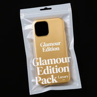 Pochettes Scellées des Trois Côtés en PE Transparent Étanches et Autocollantes pour Étui de Téléphone Portable Avec Logo Personnalisé pour iPhone 17