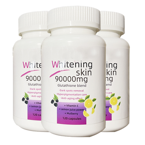 Cápsulas Blanqueadoras con Mezcla de Glutatión 90000mg, Suplemento para Aclarar la Piel, Suplemento Blanqueador con Antioxidante Antienvejecimiento - Product Image 1