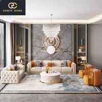 Nouveau canapé italien en cuir de luxe léger salon maison Simple Villa Design créatif canapé en peau de vache