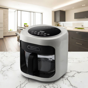 Geming 4.5L tùy chỉnh có thể nhìn thấy thủy tinh Bát Nồi chiên không khí điện Nồi chiên không khí nóng lò nướng bánh mỳ đa chức năng dầu miễn phí Nồi chiên không khí - Product Image 6