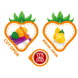 Jacko Toys Simulación personalizada <span class=keywords><strong>Juguete</strong></span> <span class=keywords><strong>de</strong></span> plástico Modelo <span class=keywords><strong>de</strong></span> fresa Corte <span class=keywords><strong>de</strong></span> frutas vegetales Juego <span class=keywords><strong>de</strong></span> simulación para niños - Product Image 4