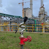 Canon à eau manuel réglable à double jet, prix d'usine, équipement de lutte contre l'incendie de haute qualité, accessoire