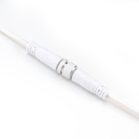 M12 IP67 connecteur de câble étanche 2Pin/3Pin/4Pin/5Pin connecteur circulaire femelle/mâle 6 broches câble d'extension cuivre 6A évalué