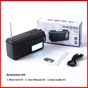 Custom LED Light Portable FM Radio Telescopic Antenna <b>USB</b> TF Card Outdoor Home Elderly Broadcast Audio Receiver - Product Image 6