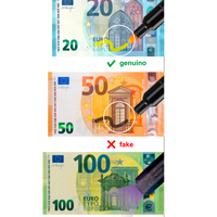 Detector de Billetes Portátil con Tecnología UV, Velocidad de Detección de 0.5s, Fácil de Usar, Confiable, Verificador Universal de Billetes