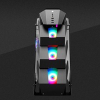 Casing Mid Tower mikro atx kustom 2024, casing komputer gaming kantor gaming bentuk khusus
