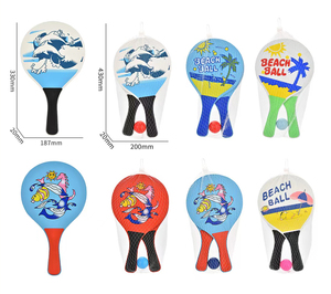 Set di 3 Racchette per Bambini per Sport all'Aperto, Gioco di Tennis da Spiaggia con Racchette Leggere per Cortile, Parco e Spiaggia - Product Image 6