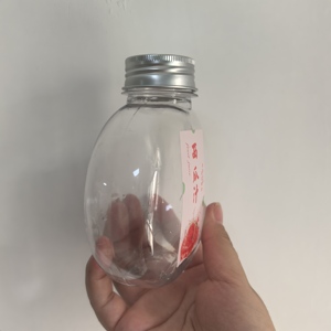 10oz Cute <strong>Plastic</strong> Jars Reusable Round Flat <strong>Bottles</strong> Mini Juice <strong>Bottles</strong> for Soda Tea Champagne <strong>Beer</strong> for Miniature Liquids - Product Image 3