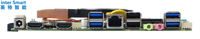 In-tel-placa base QM7000 con 7. ª generación, Kaby Lake, Quad Core, i5-7300HQ, CPU EDP, mini-itx fina, para monitores de pantalla táctil