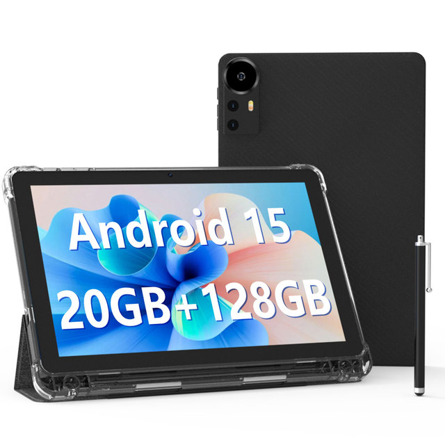 OEM 2025 New Private Model 10.1" Android 15 Tablet 5G WiFi Quad-Core 4GB+16GB RAM 128GB ROM 1280*800 Display Tab Tablet PC
