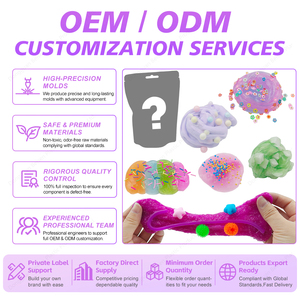 Kit de Slime OEM ODM al por mayor, Slime Nube de Mantequilla Mixto, Dijes Personalizados, Empaque Directo de Fábrica, Venta al por Mayor - Product Image 3