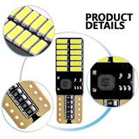 Auto LED-Licht 12V 24V Luces T10 4014 24Smd Innen LED-Licht Foco LED T10 mit Canbus