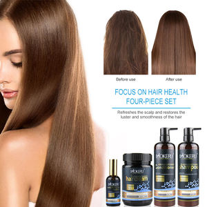 Champú de aceite de argán de queratina brasileña suave de renovación de logotipo personalizado y tratamiento nutritivo de crema orgánica para cabello dañado - Product Image 3