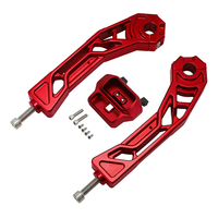 Elevador de Manillar y Soporte para Medidor XF160746-5-R+XF160746-A-R de 10 Pulgadas, Compatible con Harley Softail Fat Boy 2018-2025